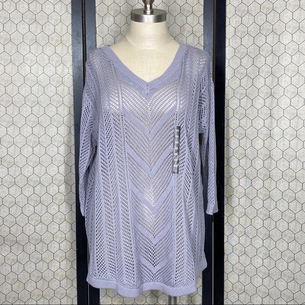 Torrid Pullover Pointelle Sweater